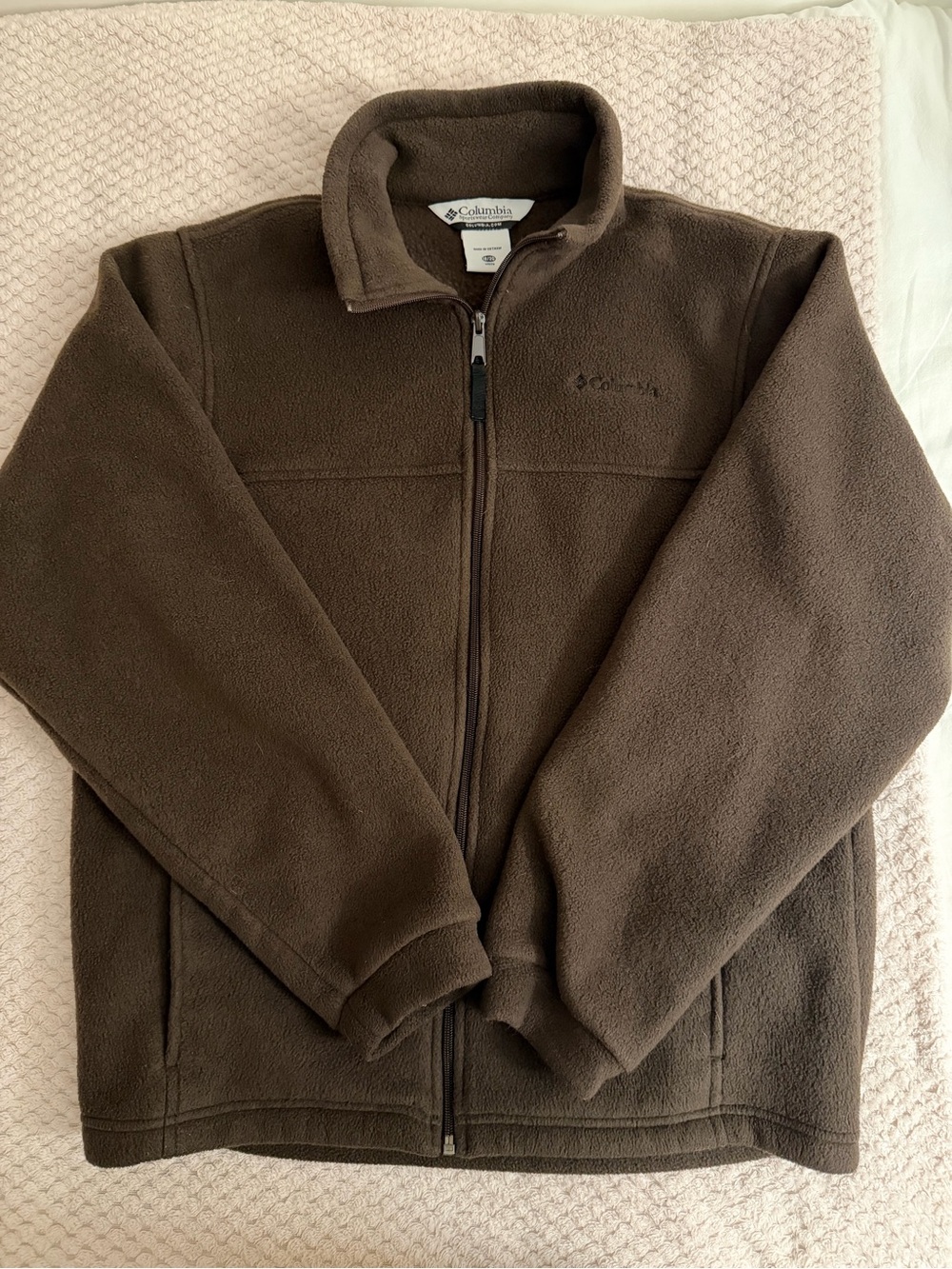 Columbia Brown Full-Zip Fleece Jacket